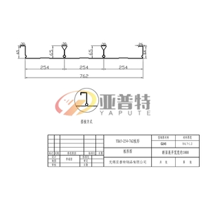 YX65-254-762板形