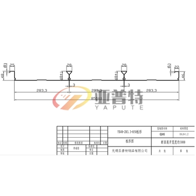 YX48-283.3-850板形