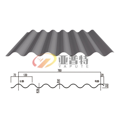 横装式780大波纹墙面系统 (WAV780)