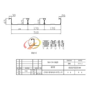 YX65-170-510板形