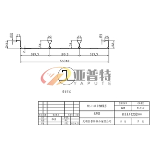 YX54-189.3-568板形