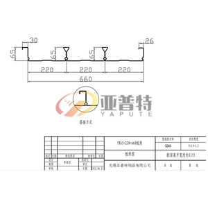 YX65-220-660板形